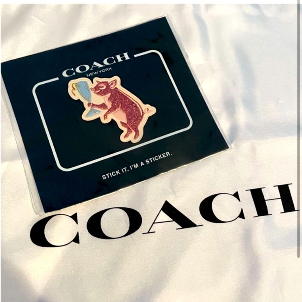 Coach Multicolor glitter Sticker